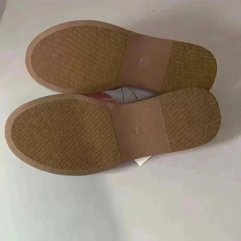 New!  WIDE WIDTH Pink Carlita Wedge Platform Slide Sandals - A New Day 8.5 Wide - Picture 8 of 9